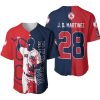 Boston Red Sox Second To None Pedroia Baseball Jersey, MLB Red Sox Jersey