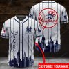 New York Yankees Cusrom Name Baseball Jersey, New York Yankees Custom Jersey