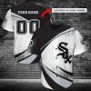 MLB Chicago White Sox Custom Name Black Baseball Jersey, Custom White Sox jersey