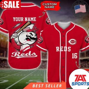 Cincinnati Reds MLB Stitch Baseball Jersey Shirt Design 4 Custom Number And  Name Gift For Men And Women Fans - Freedomdesign