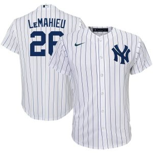 New York Yankees DJ LeMahieu White Home Player Baseball Jersey, MLB Yankees Jersey