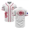 Cincinnati Mascot Mlb Custom Name Number Reds Baseball Jersey, Custom Reds Jersey
