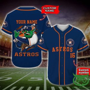 Houston Astros Custom Name Number Baseball Jersey, Houston Astros Personalized Jersey