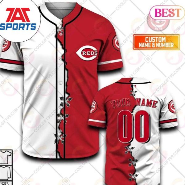 Personalized MLB Cincinnati Reds Mix Jersey, Custom Reds Jersey