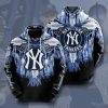 MLB New York Yankees Baseball Navy 3D Hoodie, Hoodie New York Yankees