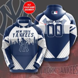MLB New York Yankees Personalized 3D Hoodie, Yankees Custom Hoodie