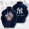 New York Yankees All Time Greatest 3D Hoodie, Yankees Pullover Hoodie