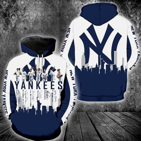 New York Yankees Personalized 3D Hoodie, Yankees Custom Hoodie