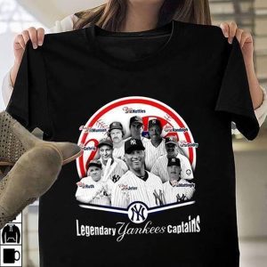 Legendary New York Yankees Captains T-Shirt, MLB New York Yankees Shirt