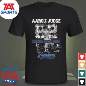 New York Yankees Aaron Judge Career Home Runs Signature Shirt, Aaron Judge Yankees T-Shirt