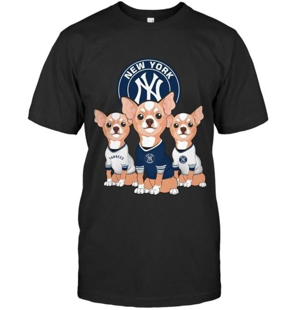 New York Yankees Chihuahuas Fan T-Shirt, New York Yankees T-shirt