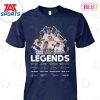New York Yankees Legends Andy Mariano Derek Jorge Signed For Fan T-shirt,  MLB T-shirt Yankees
