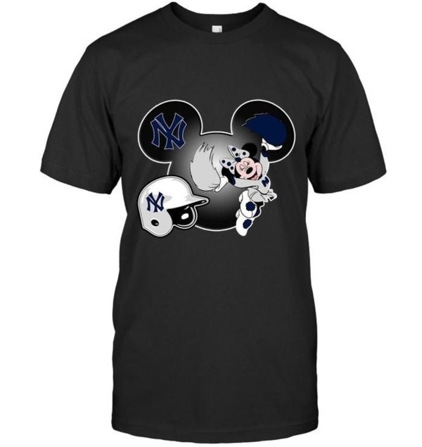 New York Yankees Minnie Cheerleader T-Shirt, MLB T-shirt Yankees