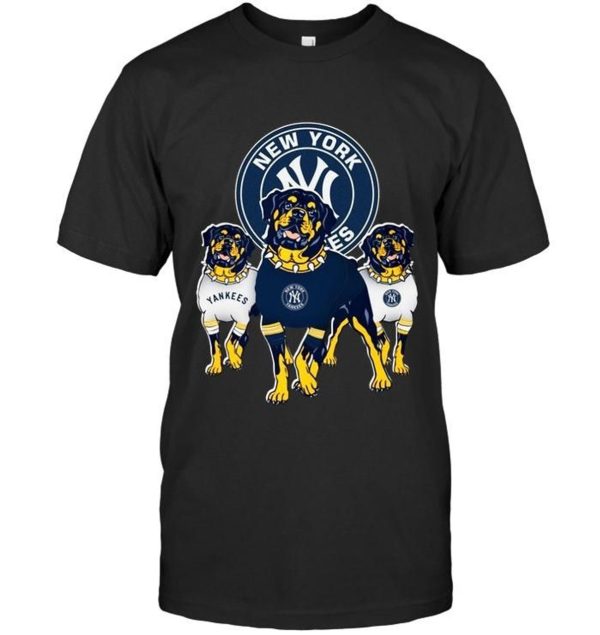 New York Yankees Rottweilers Fan T-shirt, MLB Yankees T-shirt