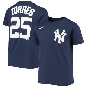 Gleyber Torres New York Yankees Nike Navy T-Shirt, Baseball Shirt Yankees