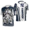 New York Yankees Freddy Krueger Jason Voorhees Michael Myers Halloween 3D T-Shirt, Baseball Shirt Yankees