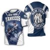 New York Yankees Skull 3D T-Shirt, MLB Yankees Shirt