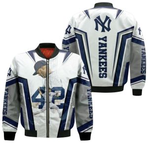 42 New York Yankees Mariano Rivera Bomber Jacket, Yankees MLB Jacket