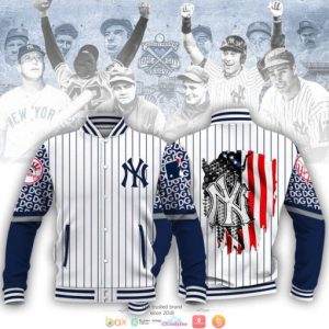 MLB New York Yankees Pinstripe Baseball Jacket, MLB New York Yankees Jacket
