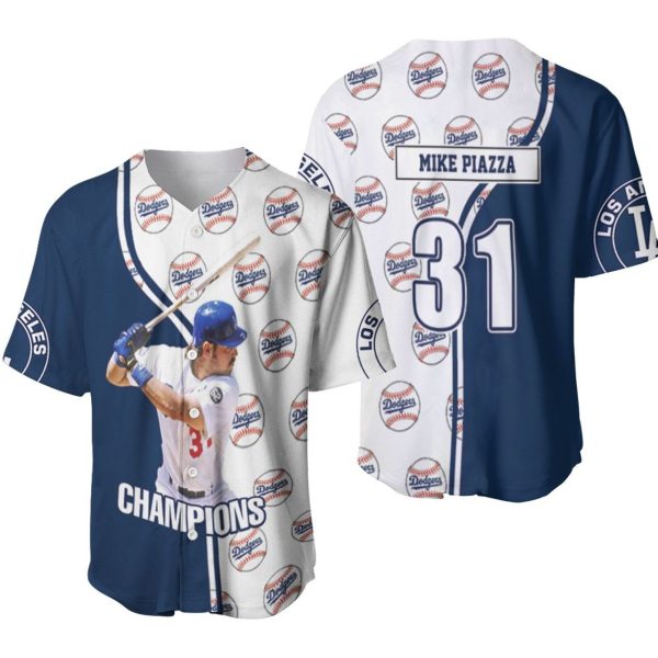Mike Piazzas Los Angeles Dodgers Baseball Jersey, MLB Dodgers Jersey