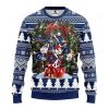 MLB Atlanta Braves Custom Name EST 1871 World Series Trophy Ugly Christmas Sweater, Braves Christmas Sweater