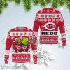 MLB Cincinnati Reds Custom Name Number Knit Ugly Christmas Sweater, Cincinnati Reds Christmas Sweater