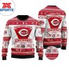 MLB Cincinnati Reds Cute Grinch Ugly Christmas Sweater, Cincinnati Reds Christmas Sweater