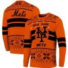 MLB New York Mets Mascot Black Sweater, Mets Christmas Sweater