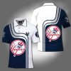 MLB New York Yankees Skull And Hellfire Polo Shirt, Polo Yankee Shirt