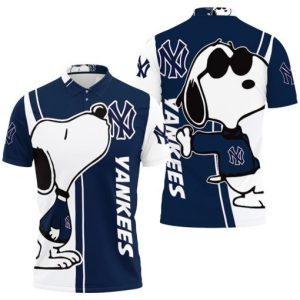 MLB New York Yankees Snoopy Lover Polo Shirt, Polo Yankee Shirt