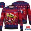 MLB Texas Rangers Baby Groot And Grinch Ugly Christmas Sweater, Texas Rangers Christmas Sweater