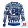 MLB Texas Rangers Groot Hug Ugly Sweater, Texas Rangers Christmas Sweater