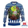 MLB Texas Rangers The Grinch Ugly Christmas Sweater, Texas Rangers Christmas Sweater