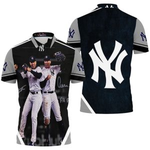 New York Yankees Aaron Judge And Giancarlo Stanton Jumping Polo Shirt, Polo Yankee Shirt