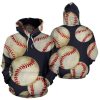 Batter Baseball Custom Name  3D Hoodie, 3D Baseball Hoodie