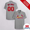 MLB St. Louis Cardinals All Logo Hawaiian Shirt, Cardinals Baseball Hawaiian Shirt