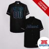 Customized Miami Marlins White with Black Nike Logo Cassette MLB Hawaiian Shirt, Miami Marlins Hawaiian Shirt