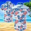 Los Angeles Dodgers Dark Blue and White MLB Hawaiian Shirt, Dodgers Hawaiian