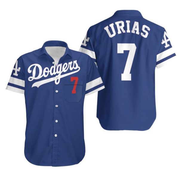 Los Angeles Dodgers Julio Urias Hawaiian Shirt, Hawaiian Shirt Dodgers