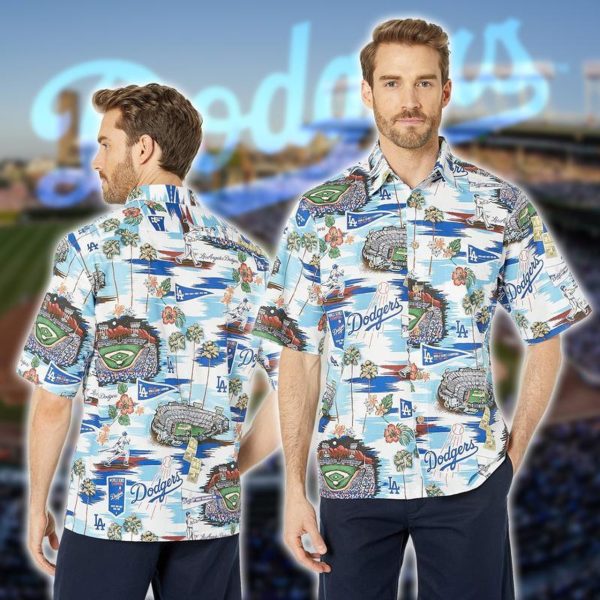 Los Angeles Dodgers Stadium Hawaiian Shirt, Hawaiian Shirt Dodgers