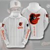 MLB Baltimore Orioles Mix Jersey Custom Name Number 3D Hoodie, Baltimore Orioles Pullover