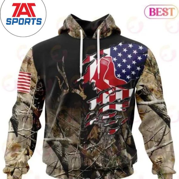 MLB Boston Red Sox Special Camo Realtree Hunting 3D Hoodie, Hoodie Boston Red Sox