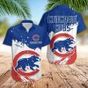 MLB Chicago Cubs Blue Sunset Red Hawaiian Shirt, Chicago Cubs Tropical Shirt
