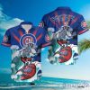 MLB Chicago Cubs Custom Name Number Style Hawaiian Shirt, Chicago Cubs Tropical Shirt