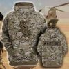 MLB Chicago White Sox Camo 3D Hoodie, Chicago White Sox Pullover