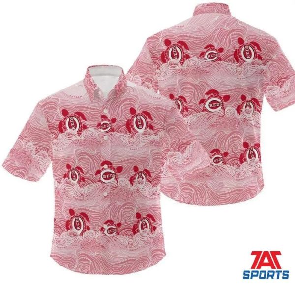 MLB Cincinnati Reds Wave Limited Edition Hawaiian Shirt, Cincinnati Reds Hawaiian Shirt