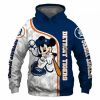 MLB Detroit Tigers Mascot White 3D Hoodie, Detroit Tigers Pullover