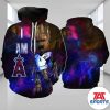 MLB Los Angeles Angels Lava Skull 3D Hoodie, MLB Angels Hoodie
