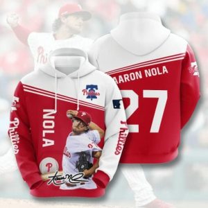 MLB Philadelphia Phillies Aaron Nola 3D Hoodie, Philadelphia Phillies hoodie