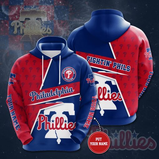 Custom Phillies Hoodie 3D Stitches Stripe Pattern Philadelphia Phillies  Gift - Personalized Gifts: Family, Sports, Occasions, Trending